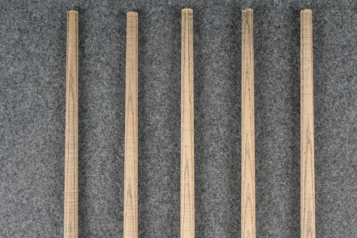 custom-made: woods 1 piece handmade ASH snooker / pool cue #226-#230 - made to order WOODS CUES
