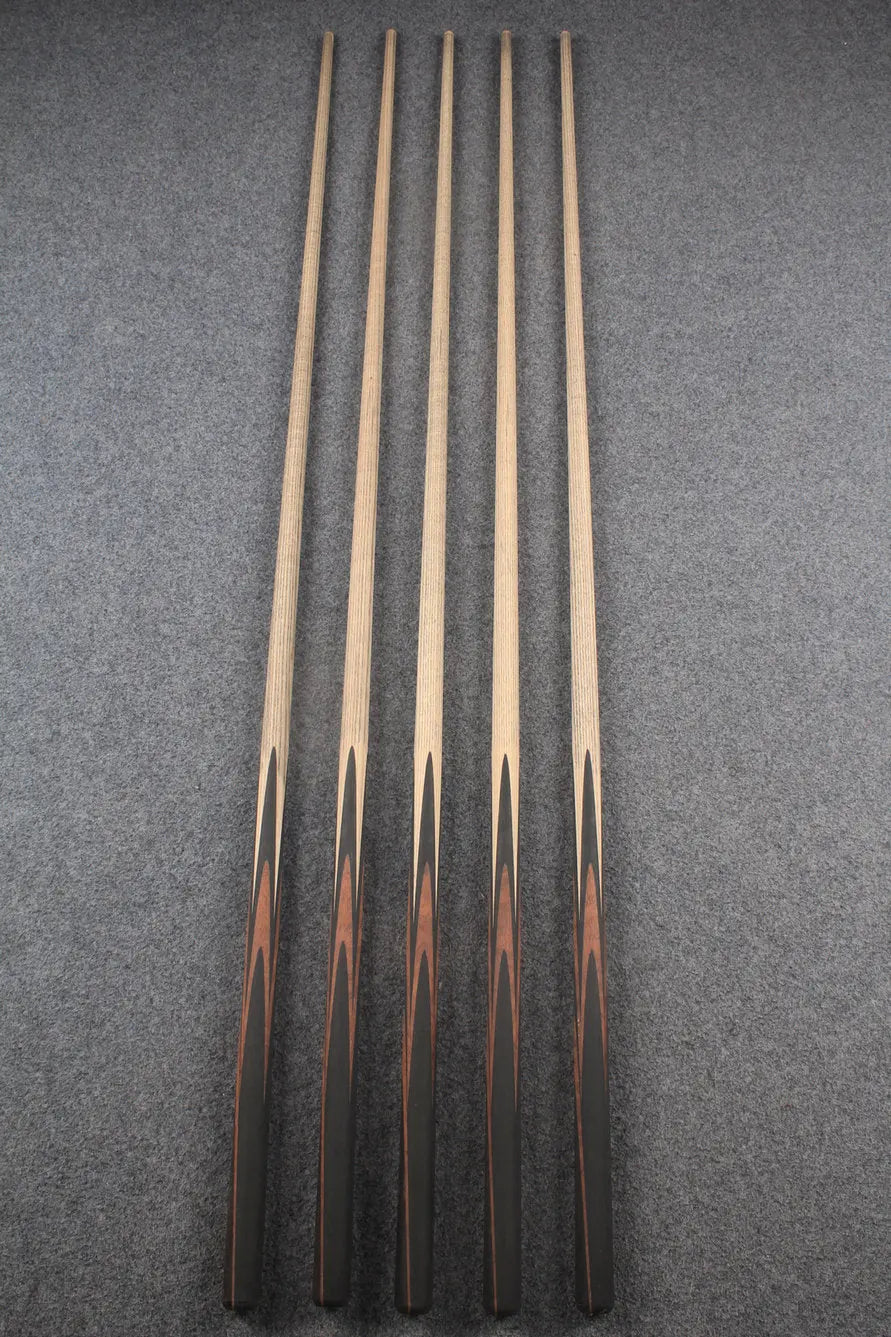 custom-made: woods 1 piece handmade ASH snooker / pool cue #226-#230 - made to order WOODS CUES