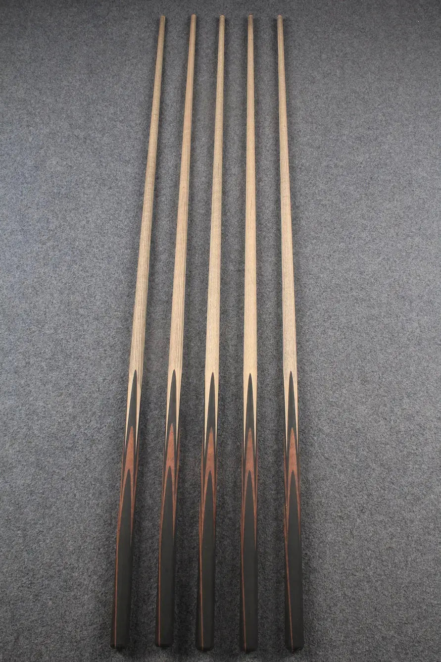 custom-made: woods 1 piece handmade ASH snooker / pool cue #226-#230 - made to order WOODS CUES