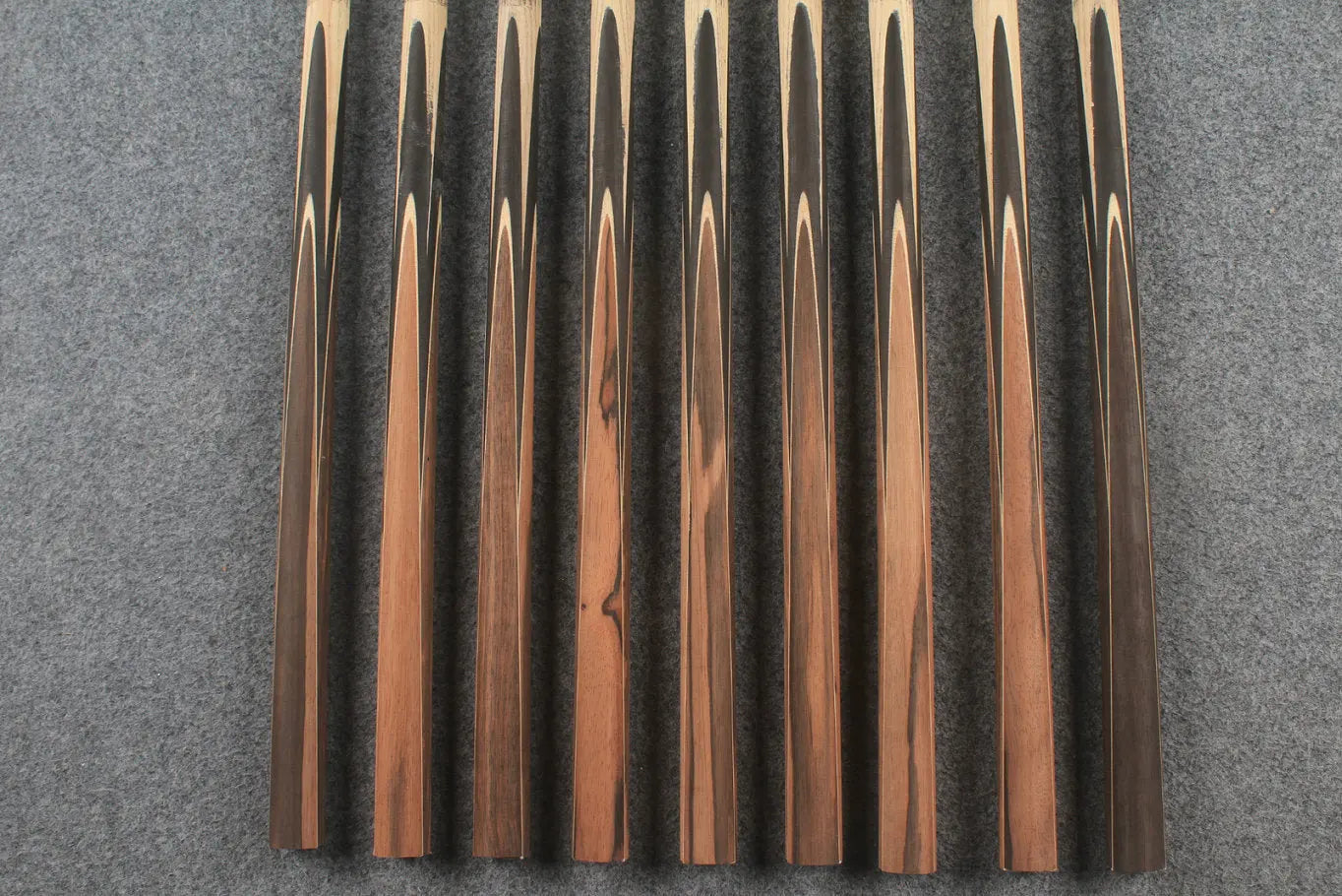 custom-made: woods 1 piece handmade ASH snooker / pool cue #231-#239 - made to order WOODS CUES