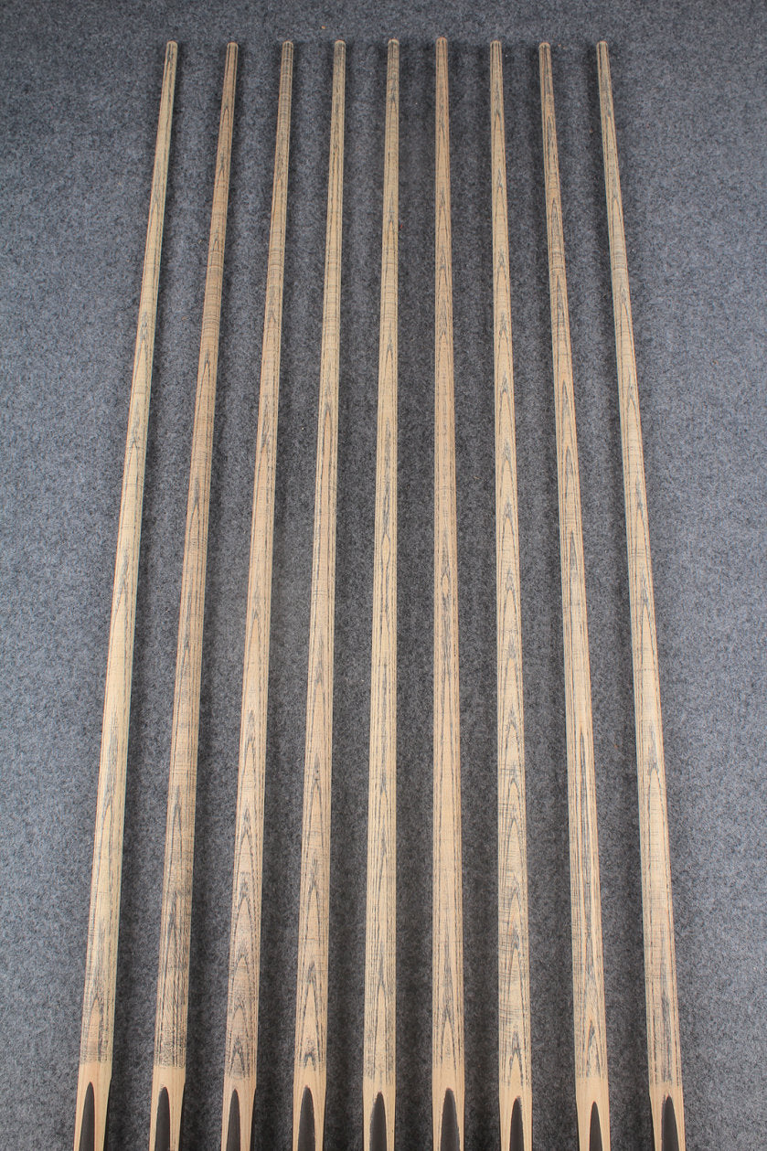 custom-made: woods 1 piece handmade ASH snooker / pool cue #231-#239 - made to order