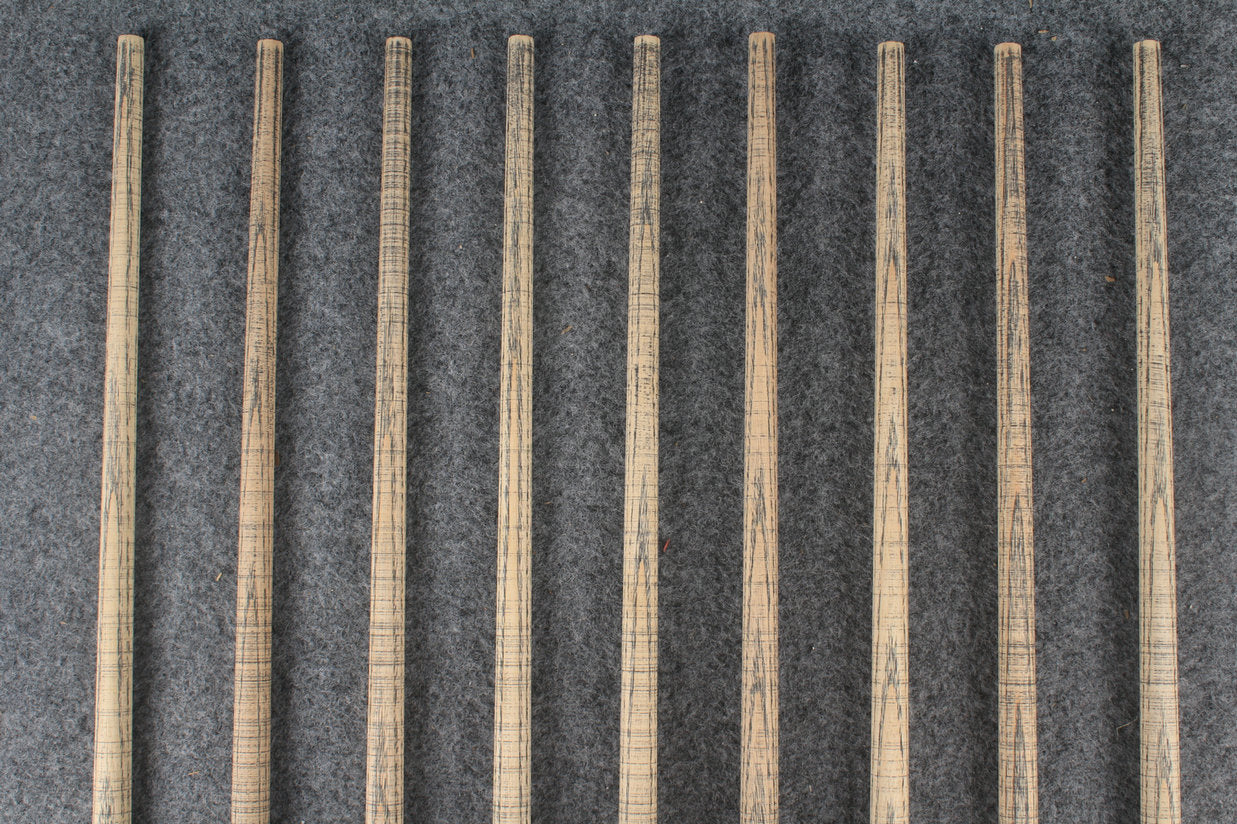 custom-made: woods 1 piece handmade ASH snooker / pool cue #231-#239 - made to order WOODS CUES