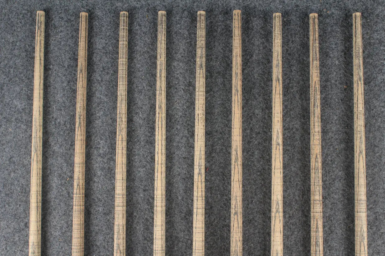 custom-made: woods 1 piece handmade ASH snooker / pool cue #231-#239 - made to order WOODS CUES