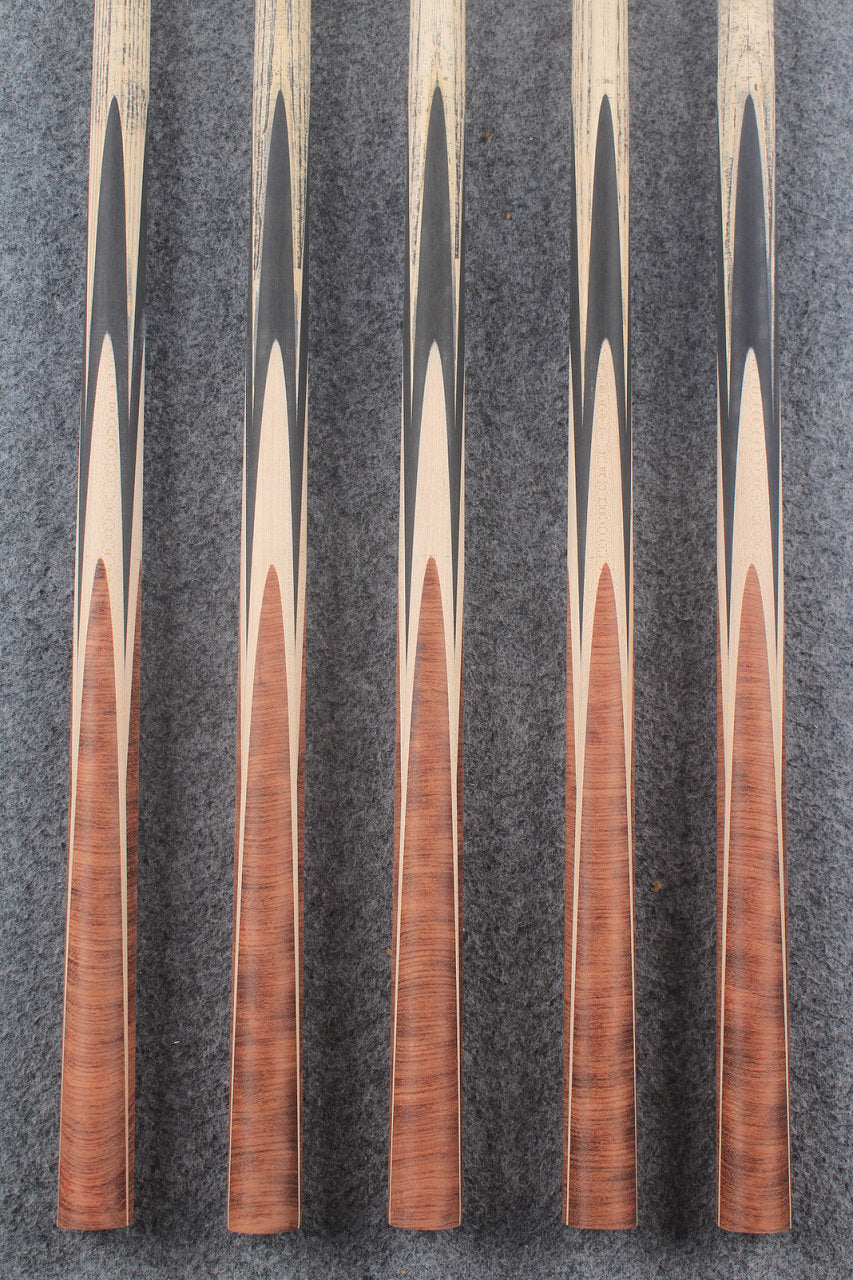 custom-made: woods 1 piece handmade ASH snooker / pool cue #240-#244 - made to order