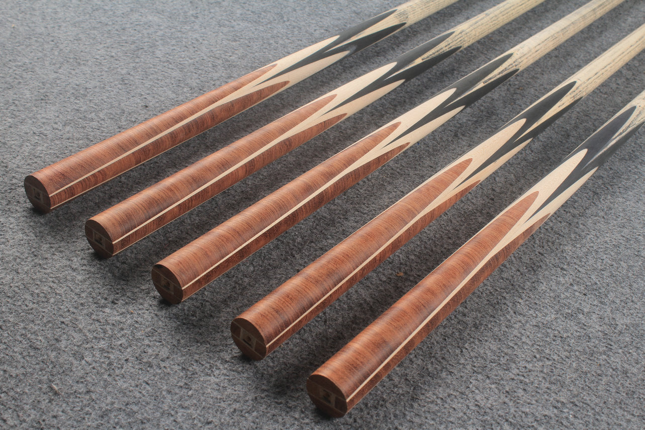 custom-made: woods 1 piece handmade ASH snooker / pool cue #240-#244 - made to order WOODS CUES