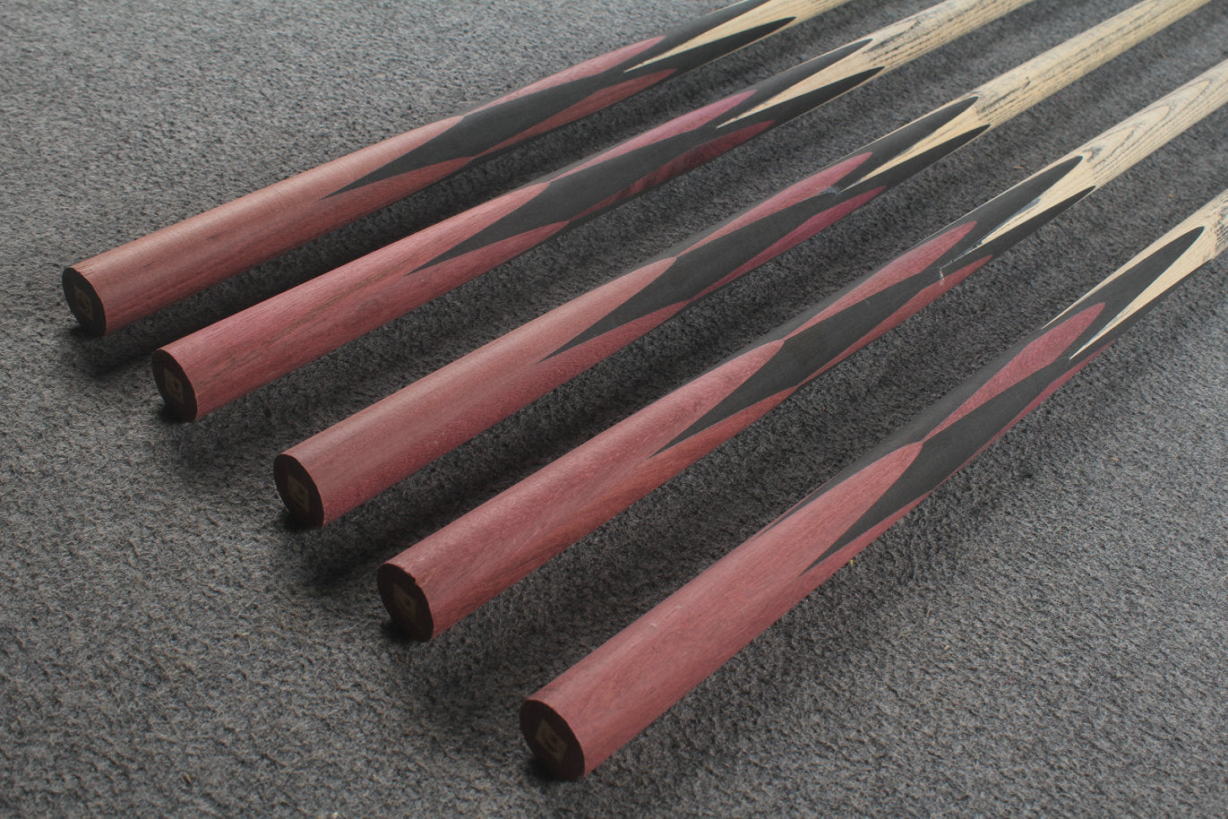 custom-made: woods 1 piece handmade ASH snooker / pool cue #250-#254 - made to order WOODS CUES