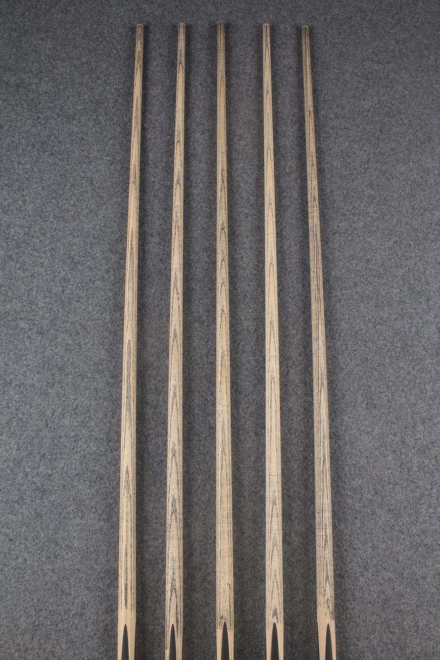 custom-made: woods 1 piece handmade ASH snooker / pool cue #250-#254 - made to order WOODS CUES