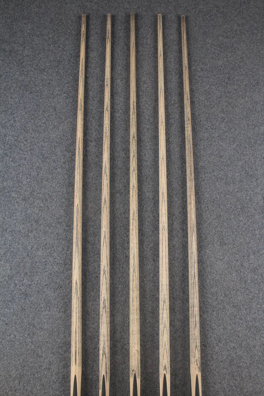custom-made: woods 1 piece handmade ASH snooker / pool cue #250-#254 - made to order WOODS CUES