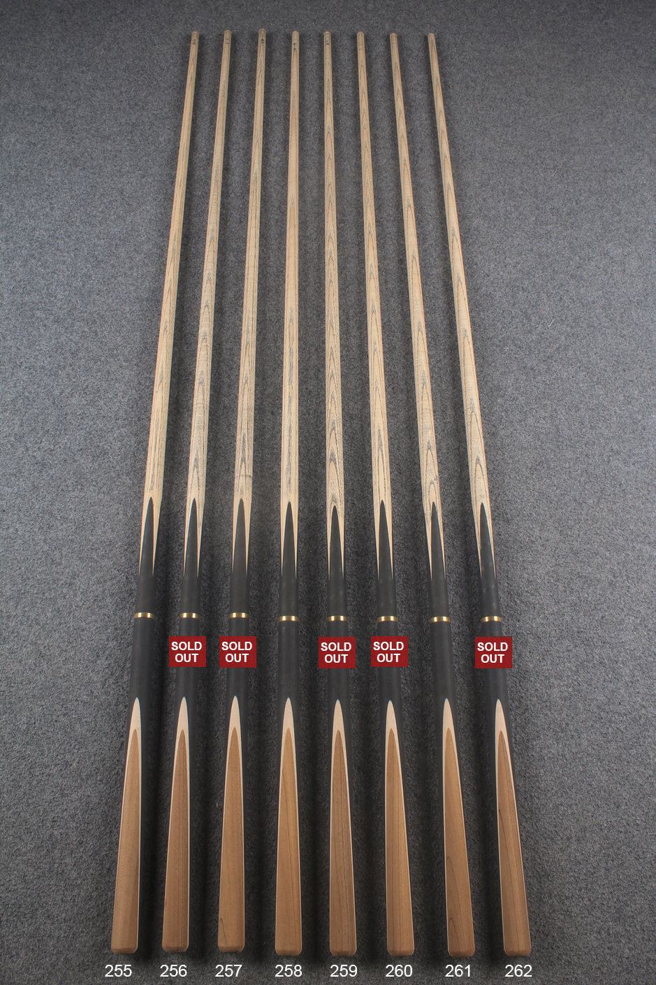 custom-made: 3/4 jointed Ronnie O'Sullivan Replica Snooker Cue #255 - #262 - Handcrafted to Order WOODS CUES