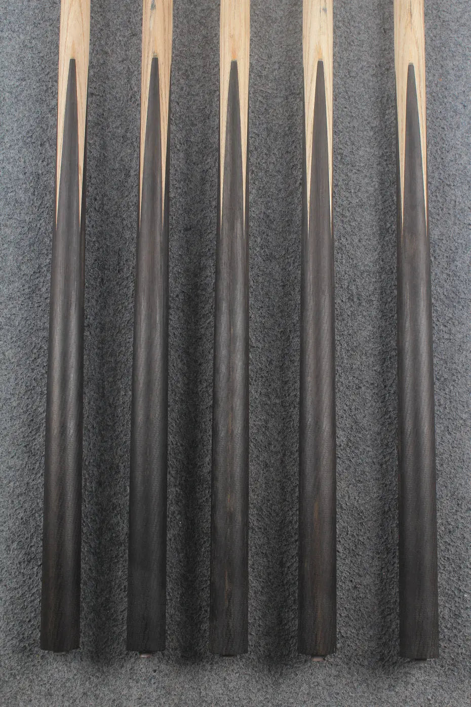 custom-made: 1 piece handmade ASH snooker / pool cue #263-#267 - made to order WOODS CUES
