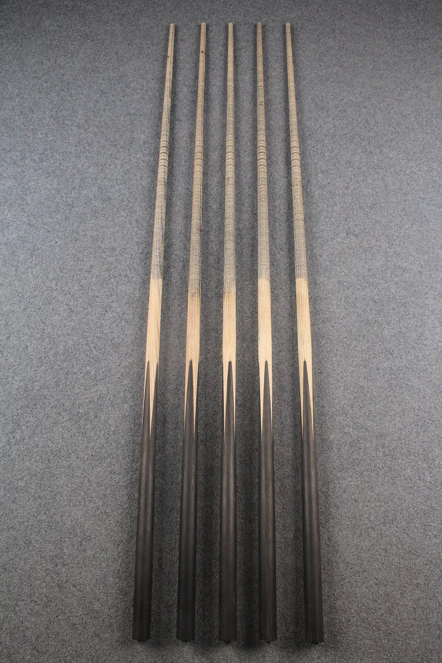 custom-made: 1 piece handmade ASH snooker / pool cue #263-#267 - made to order WOODS CUES
