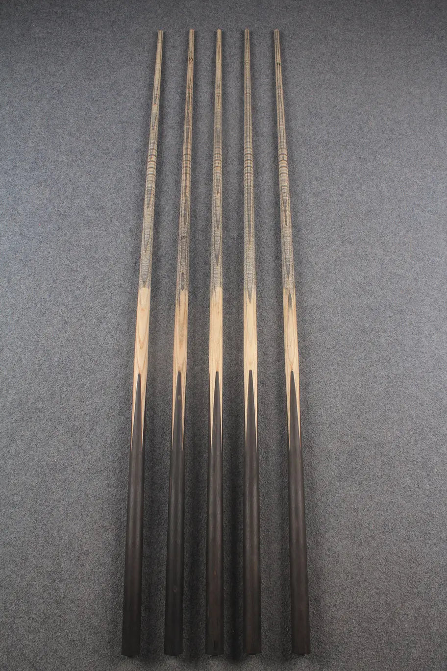 custom-made: 1 piece handmade ASH snooker / pool cue #263-#267 - made to order WOODS CUES