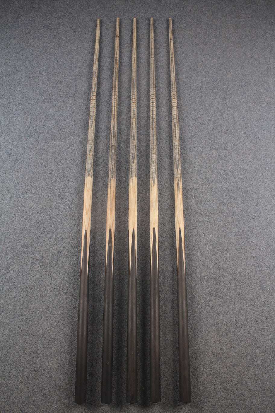 custom-made: 1 piece handmade ASH snooker / pool cue #263-#267 - made to order WOODS CUES