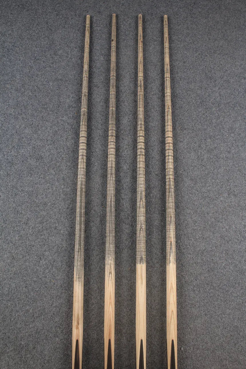 custom-made: 1 piece handmade ASH snooker / pool cue #268-#271 - made to order WOODS CUES