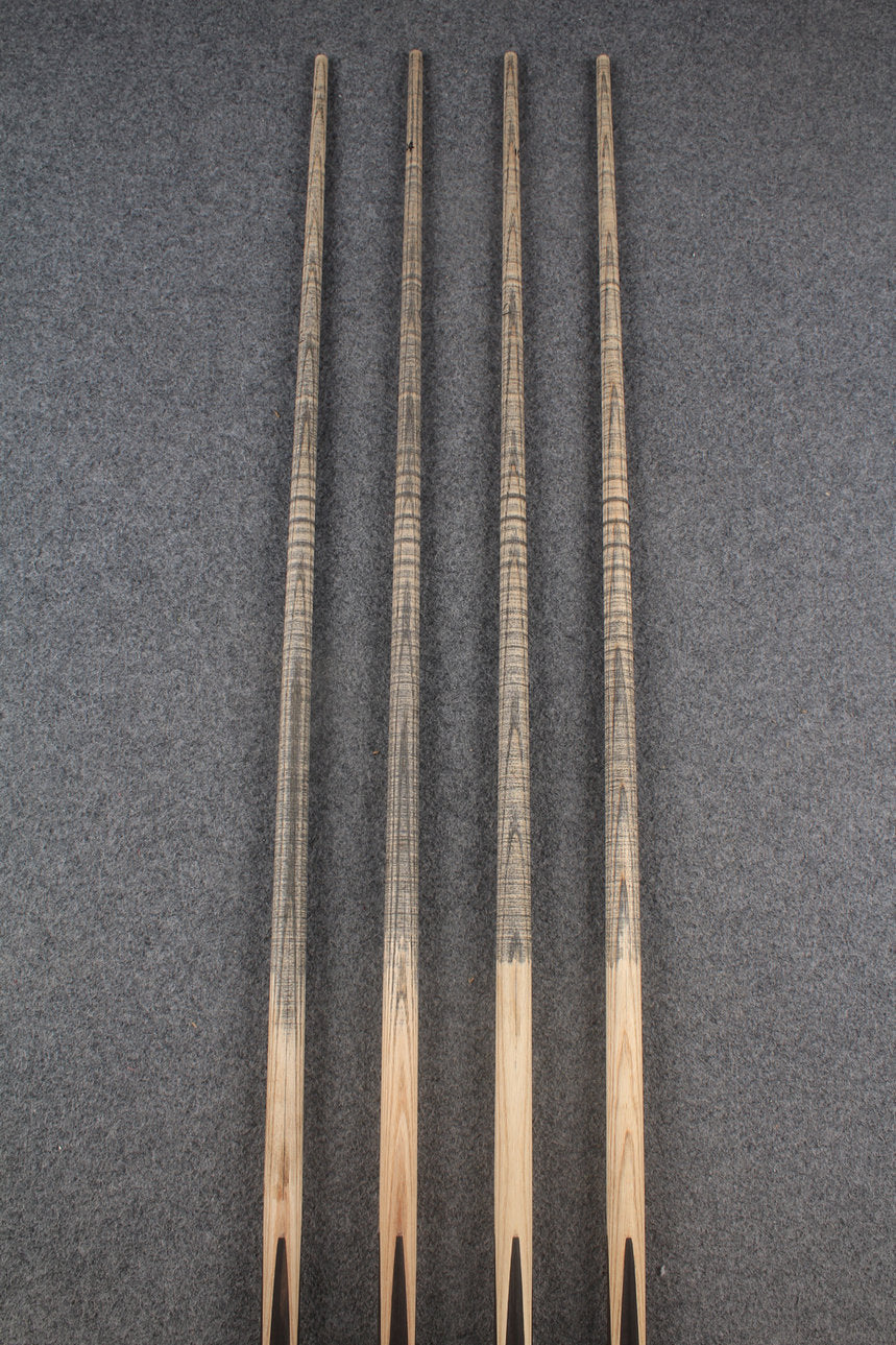custom-made: 1 piece handmade ASH snooker / pool cue #268-#271 - made to order WOODS CUES