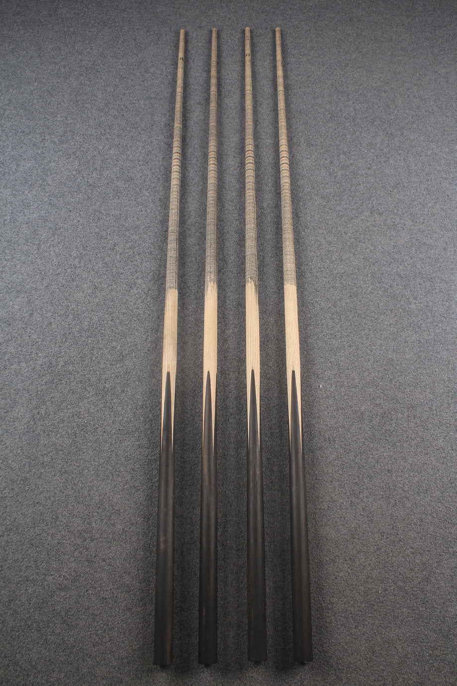 custom-made: 1 piece handmade ASH snooker / pool cue #268-#271 - made to order WOODS CUES