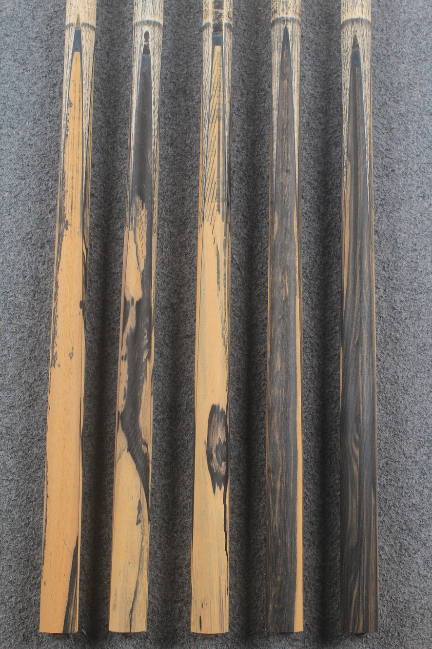 custom-made: woods 1 piece handmade ASH snooker / pool cue #274-#278 - made to order WOODS CUES