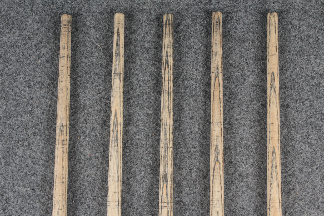 custom-made: woods 1 piece handmade ASH snooker / pool cue #274-#278 - made to order WOODS CUES