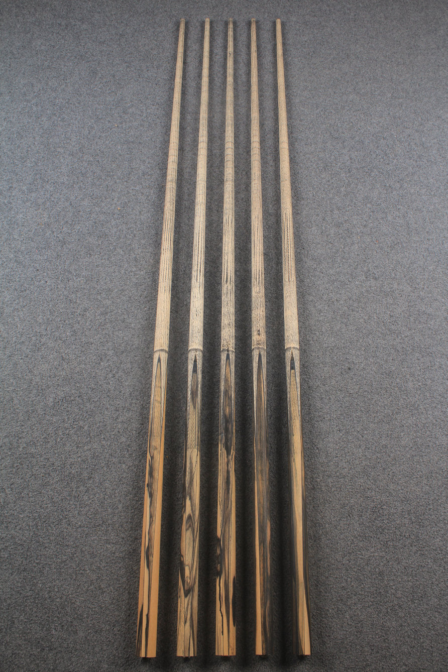 custom-made: woods 1 piece handmade ASH snooker / pool cue #274-#278 - made to order WOODS CUES