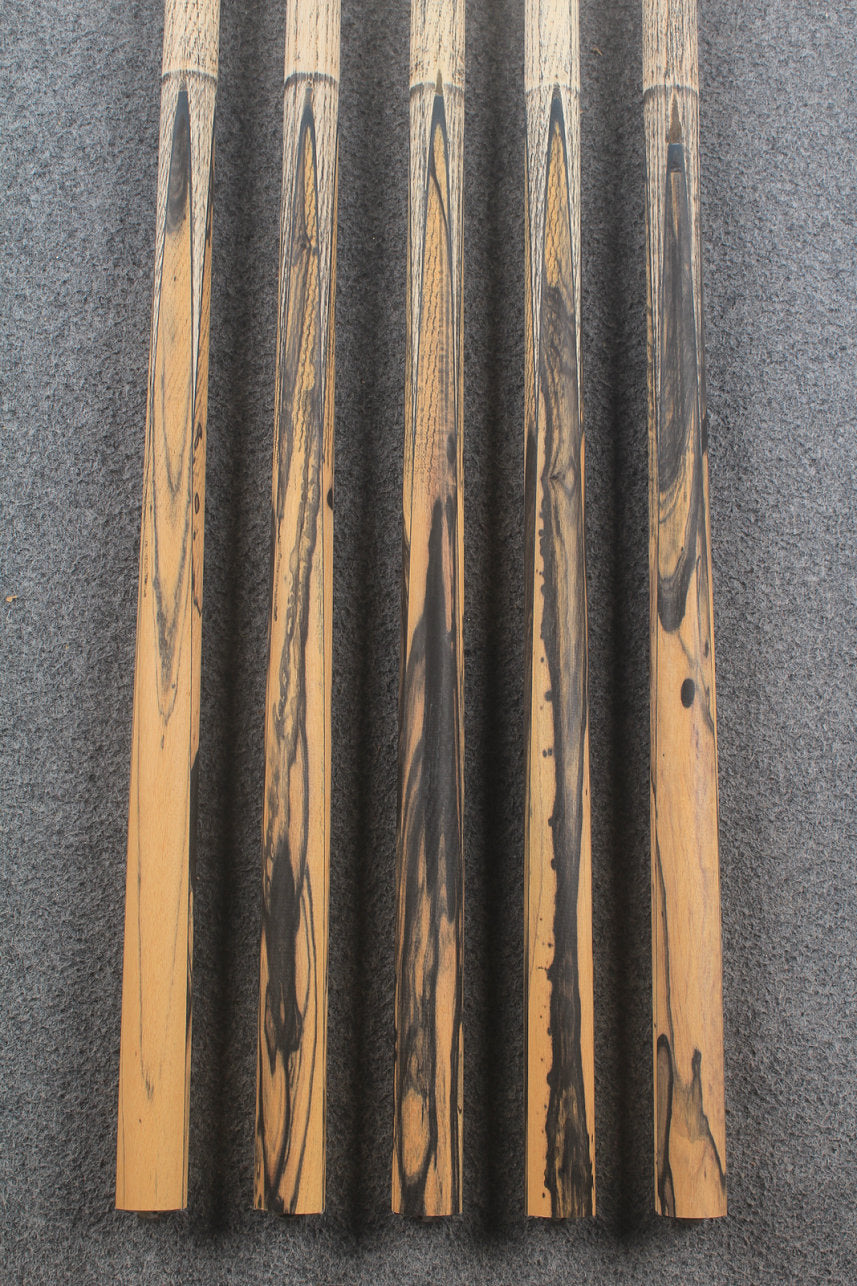 custom-made: woods 1 piece handmade ASH snooker / pool cue #279-#283 - made to order WOODS CUES