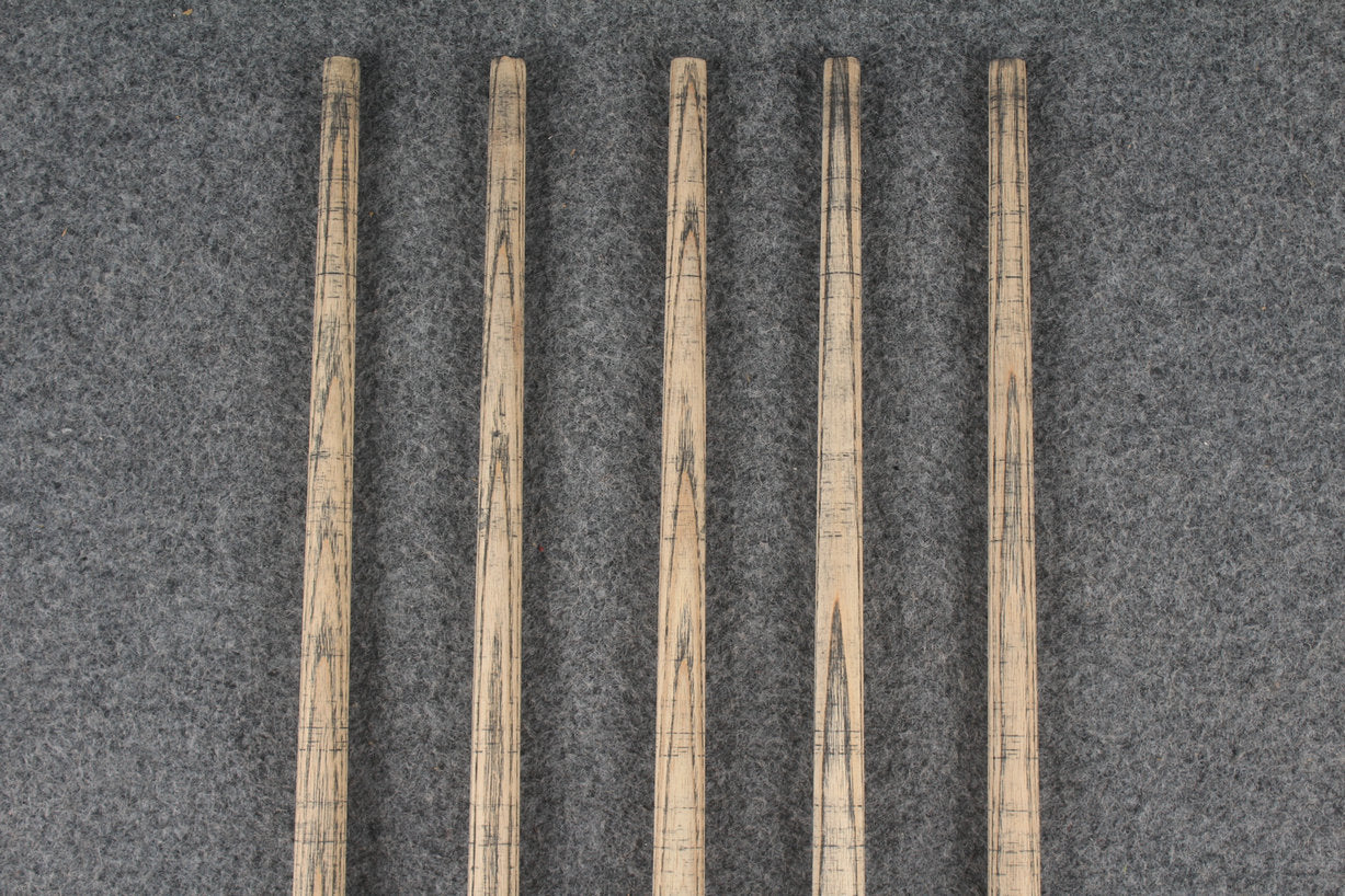 custom-made: woods 1 piece handmade ASH snooker / pool cue #279-#283 - made to order WOODS CUES