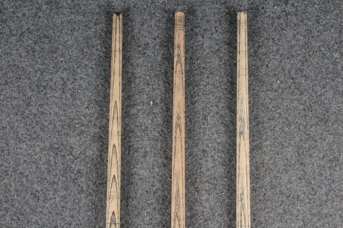custom-made: woods 3/4 handmade ASH snooker / pool cue #284-#286 - made to order WOODS CUES