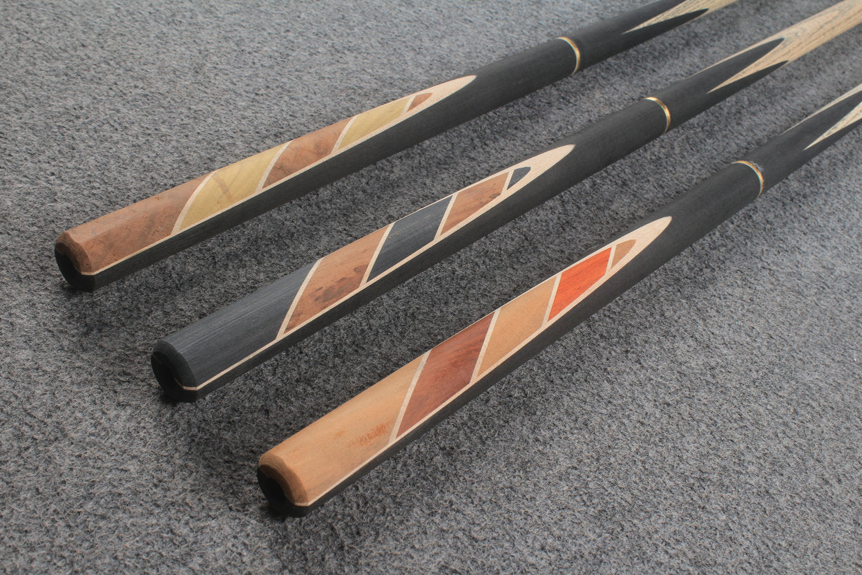 custom-made: woods 3/4 handmade ASH snooker / pool cue #284-#286 - made to order WOODS CUES
