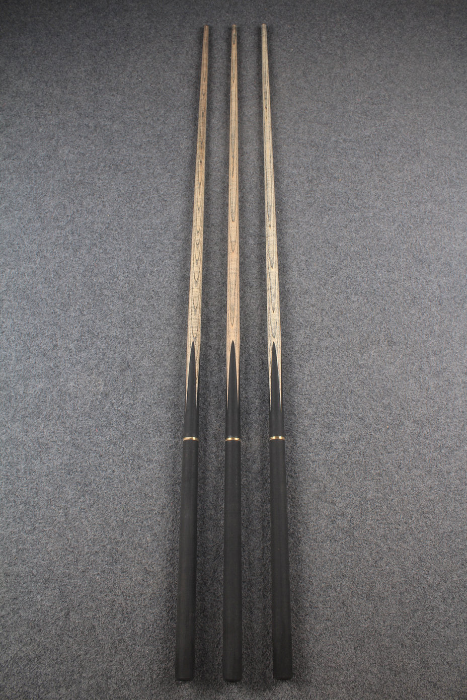 custom-made: woods 3/4 handmade ASH snooker / pool cue #284-#286 - made to order WOODS CUES