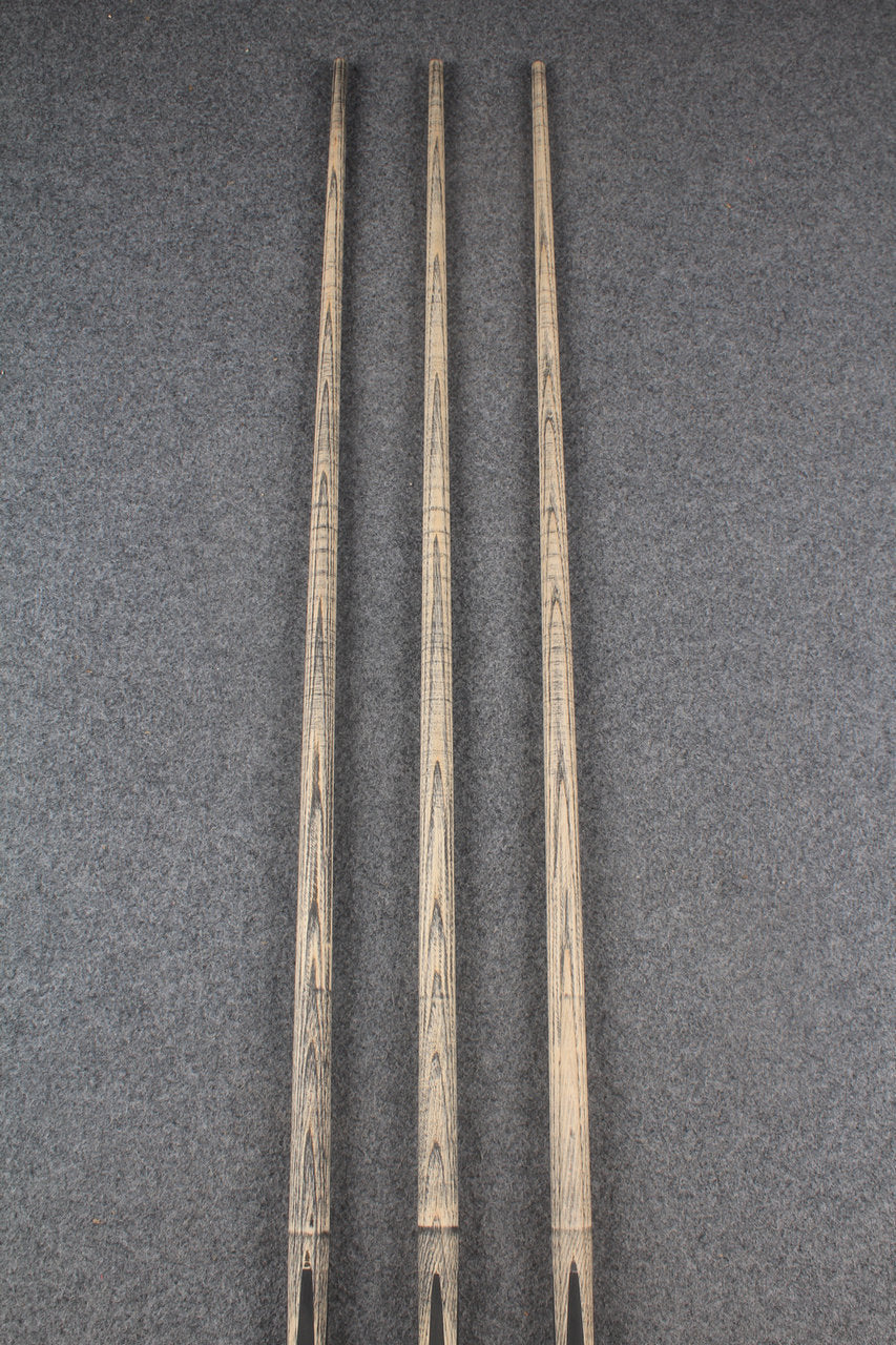 custom-made: woods 1 piece dragon inlay ASH snooker / pool cue #288-#290 - made to order WOODS CUES