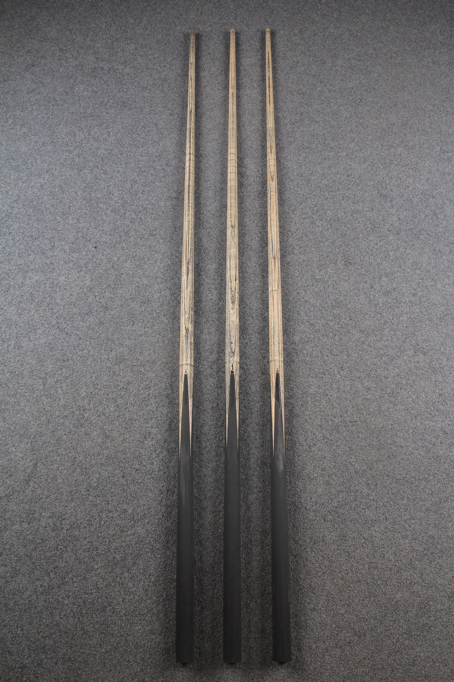 custom-made: woods 1 piece dragon inlay ASH snooker / pool cue #288-#290 - made to order WOODS CUES