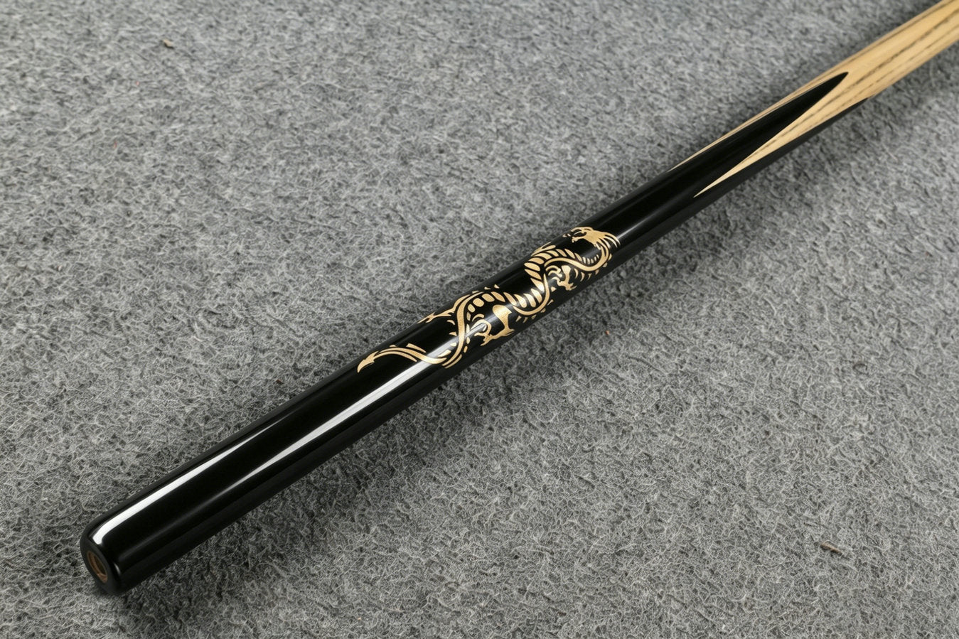 custom-made: woods 1 piece dragon inlay ASH snooker / pool cue #288-#290 - made to order WOODS CUES
