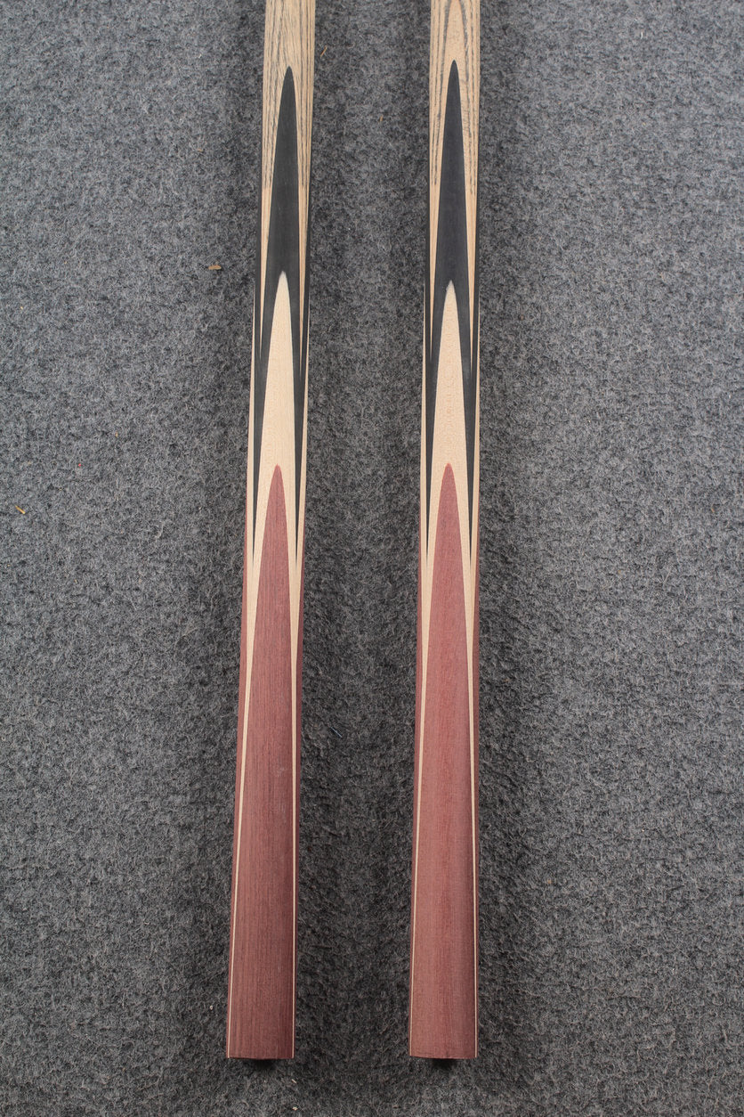 custom-made: woods 1 piece handmade ASH snooker / pool cue #292-#293 - made to order WOODS CUES