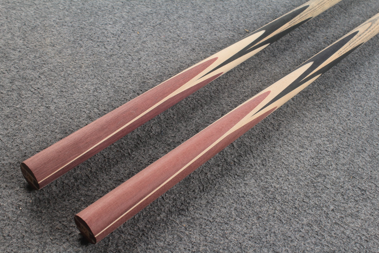 custom-made: woods 1 piece handmade ASH snooker / pool cue #292-#293 - made to order WOODS CUES