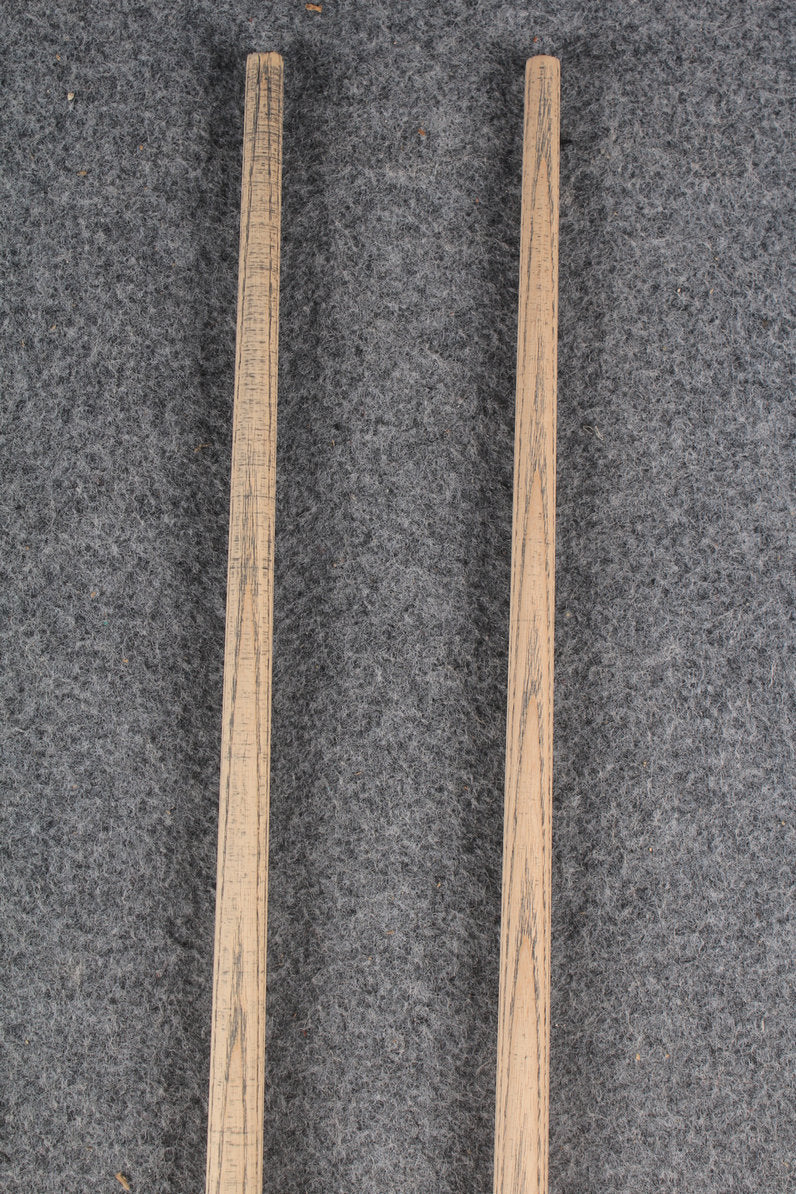 custom-made: woods 1 piece handmade ASH snooker / pool cue #292-#293 - made to order WOODS CUES