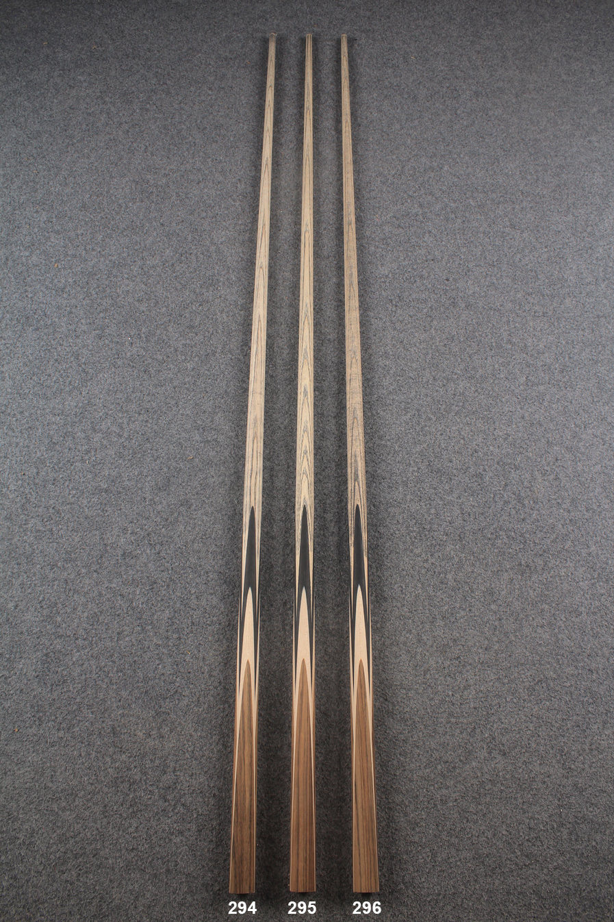 custom-made: woods 1 piece handmade ASH snooker / pool cue #294-#296 - made to order