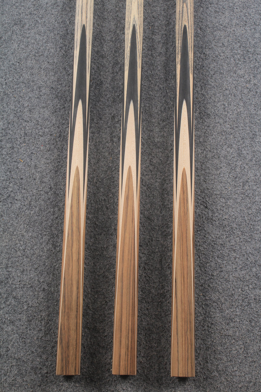 custom-made: woods 1 piece handmade ASH snooker / pool cue #294-#296 - made to order WOODS CUES