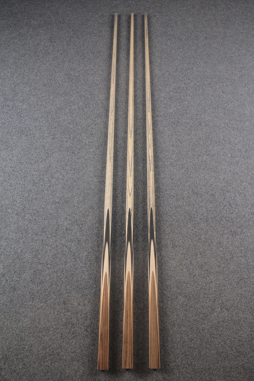 custom-made: woods 1 piece handmade ASH snooker / pool cue #294-#296 - made to order WOODS CUES
