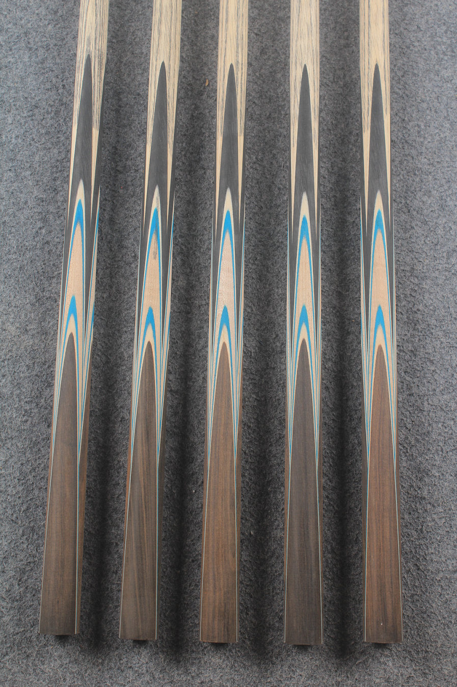 custom-made: woods 1 piece handmade ASH snooker / pool cue #297-#301 - made to order WOODS CUES