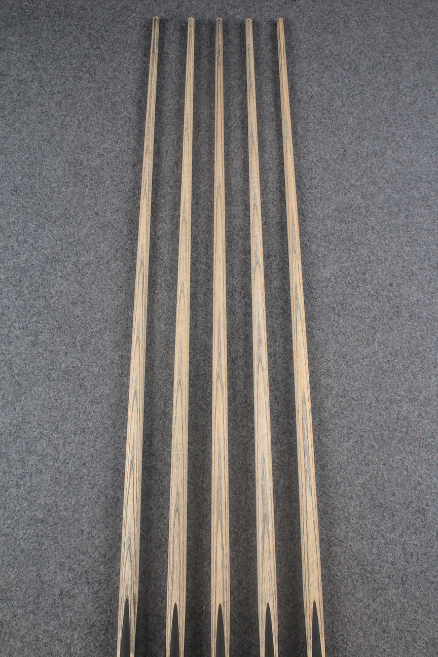 custom-made: woods 1 piece handmade ASH snooker / pool cue #297-#301 - made to order WOODS CUES