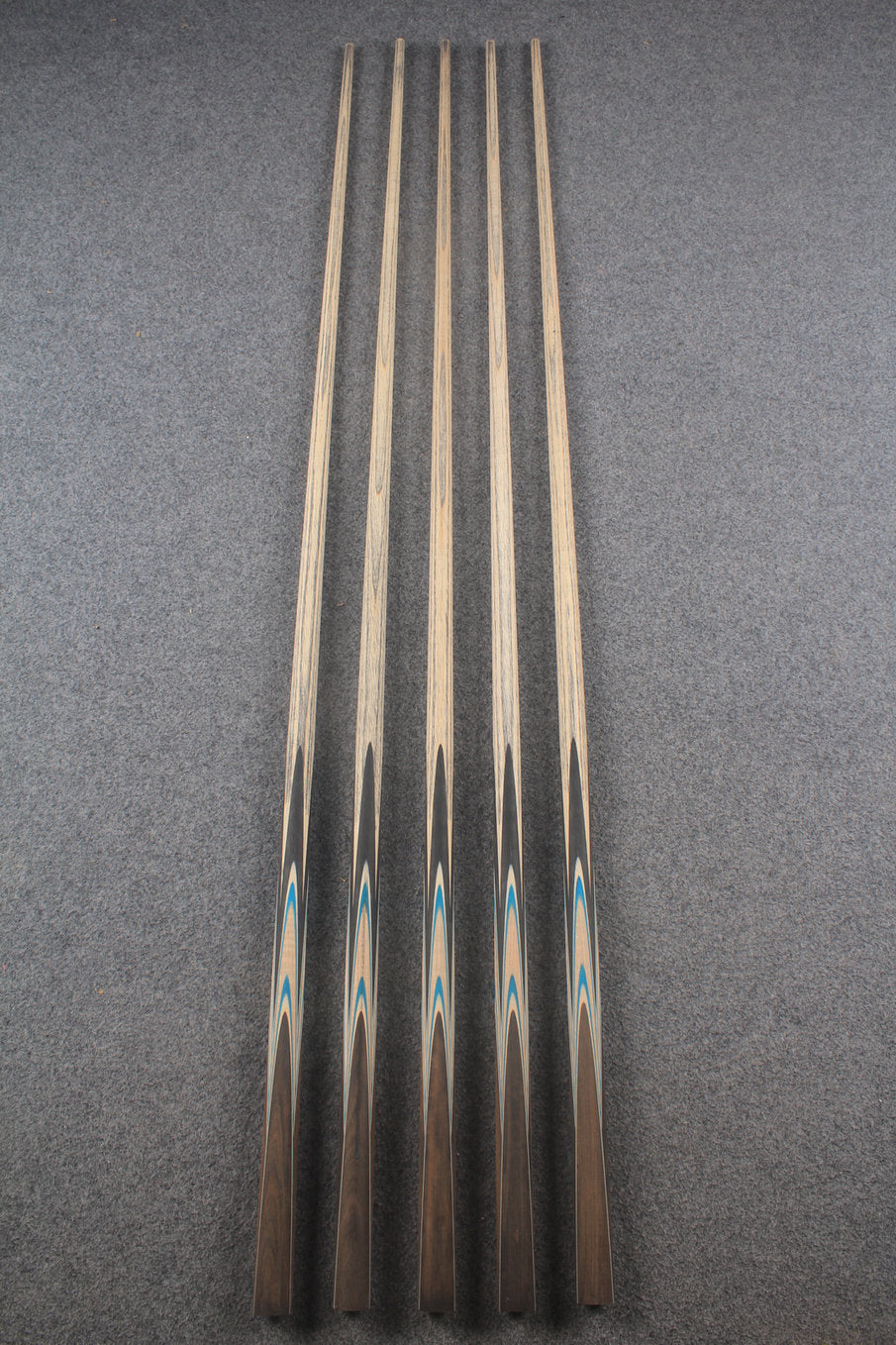 custom-made: woods 1 piece handmade ASH snooker / pool cue #297-#301 - made to order WOODS CUES