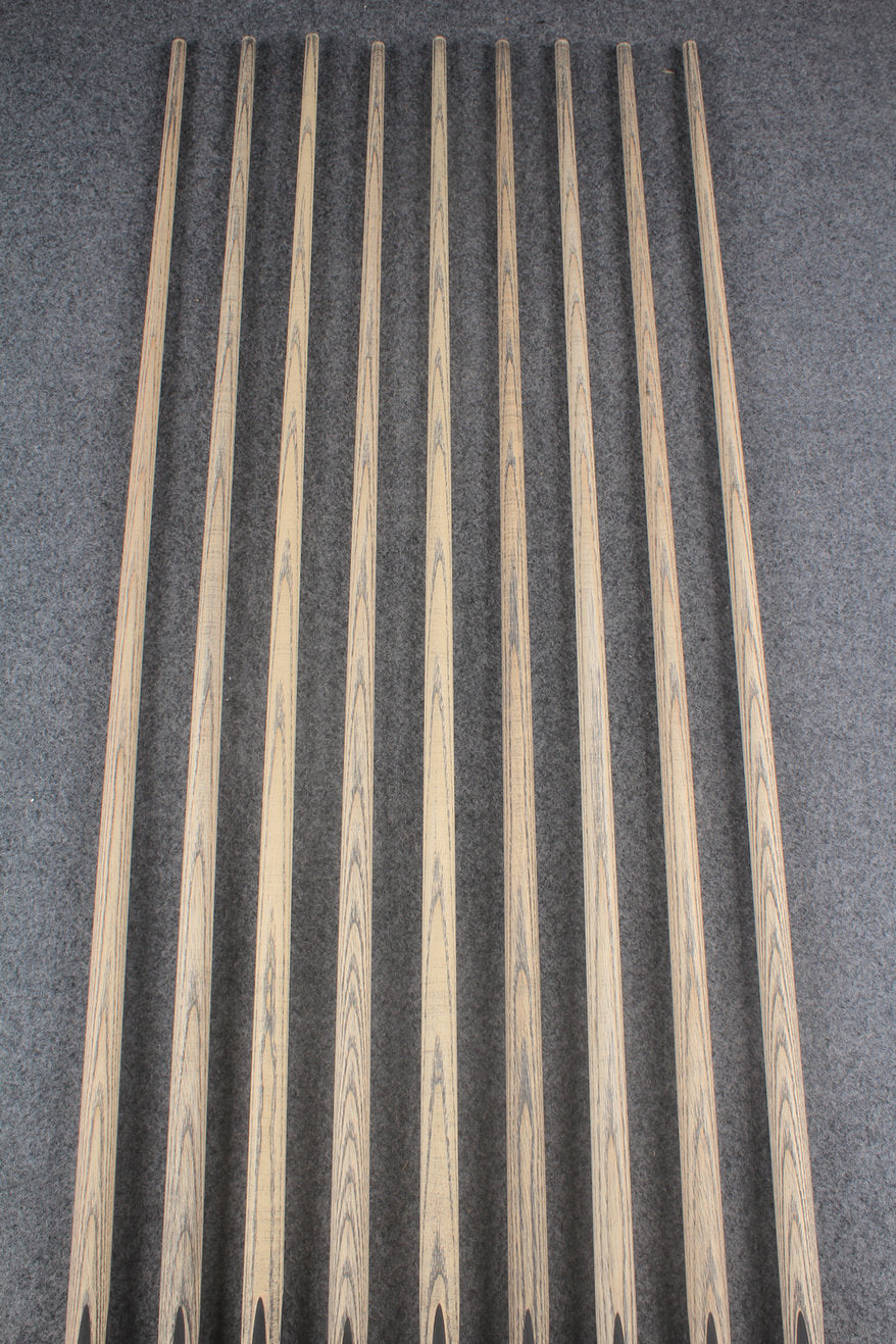 custom-made: woods 1 piece handmade ASH snooker / pool cue #302-#310 - made to order WOODS CUES