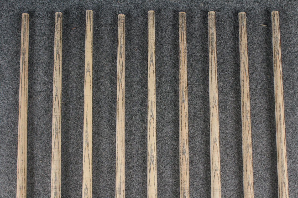 custom-made: woods 1 piece handmade ASH snooker / pool cue #302-#310 - made to order WOODS CUES