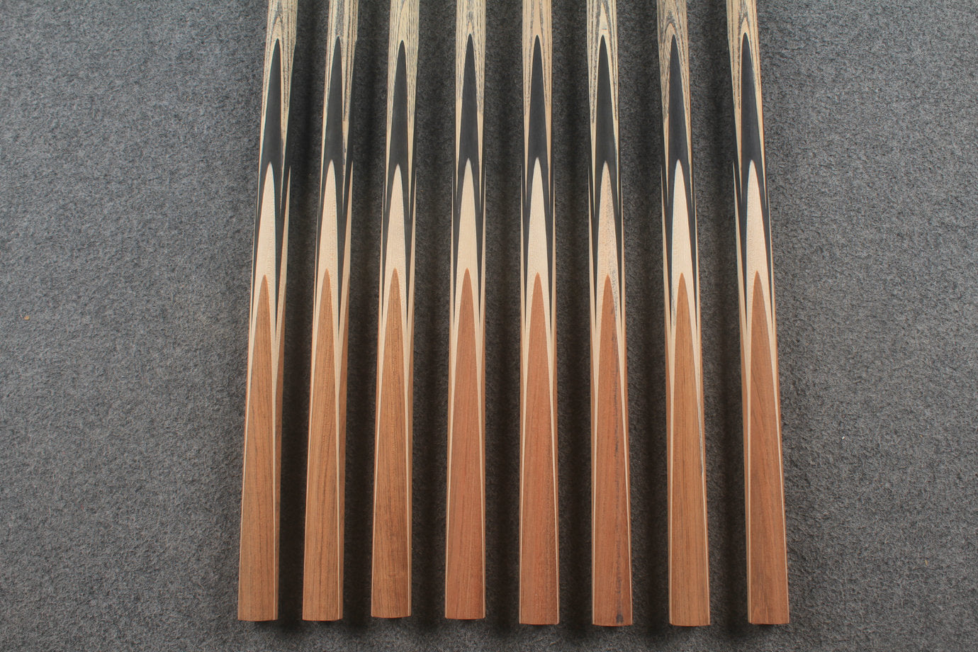 custom-made: woods 1 piece handmade ASH snooker / pool cue #311-#318 - made to order WOODS CUES