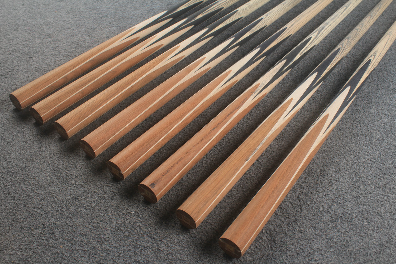 custom-made: woods 1 piece handmade ASH snooker / pool cue #311-#318 - made to order WOODS CUES