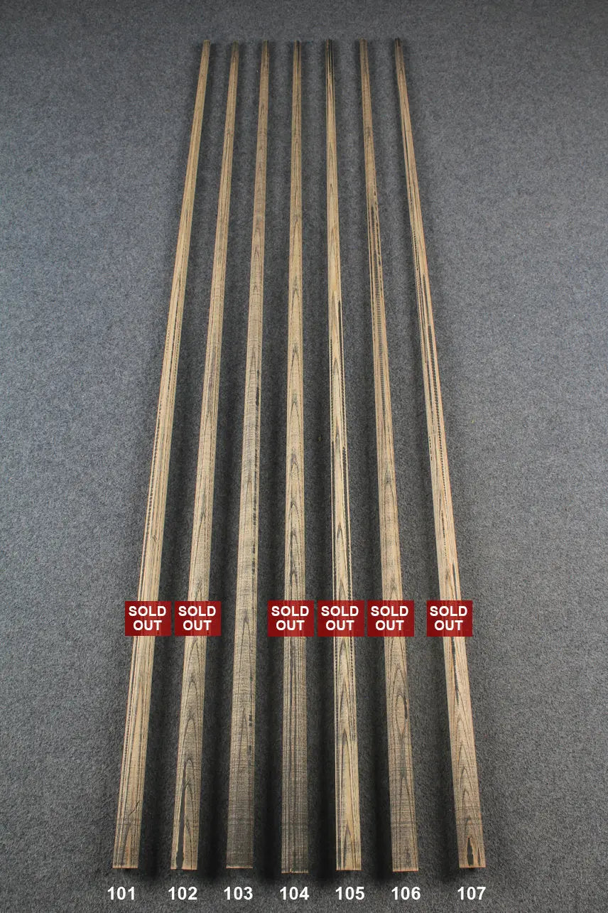 custom-made: AAA 150 CM ASH shafts selection for custom made cue  #101-#107 - made to order