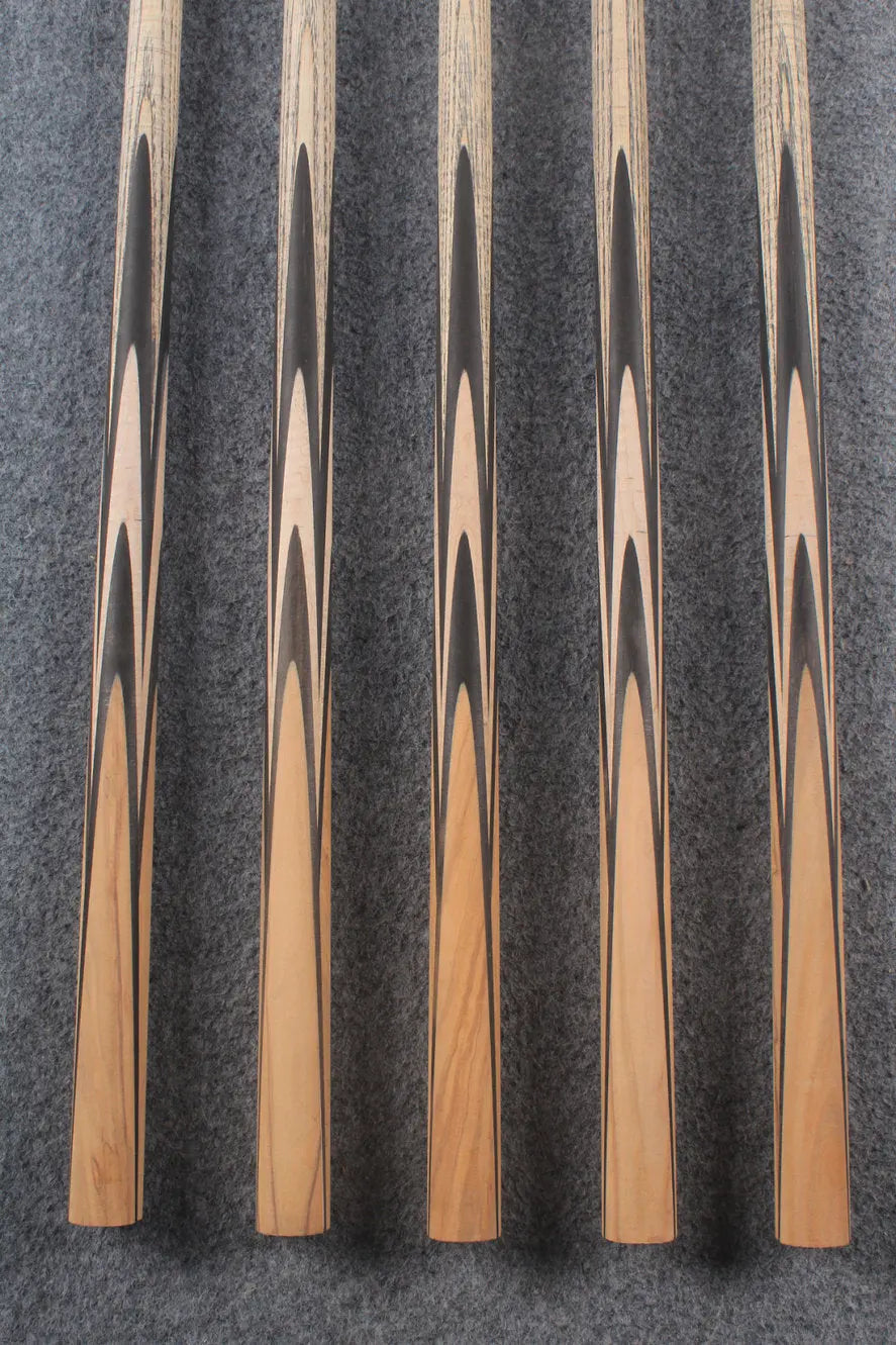 custom-made: ★★★ woods 1 piece handmade ASH snooker / pool cue #43 -#47 - made to order WOODS CUES