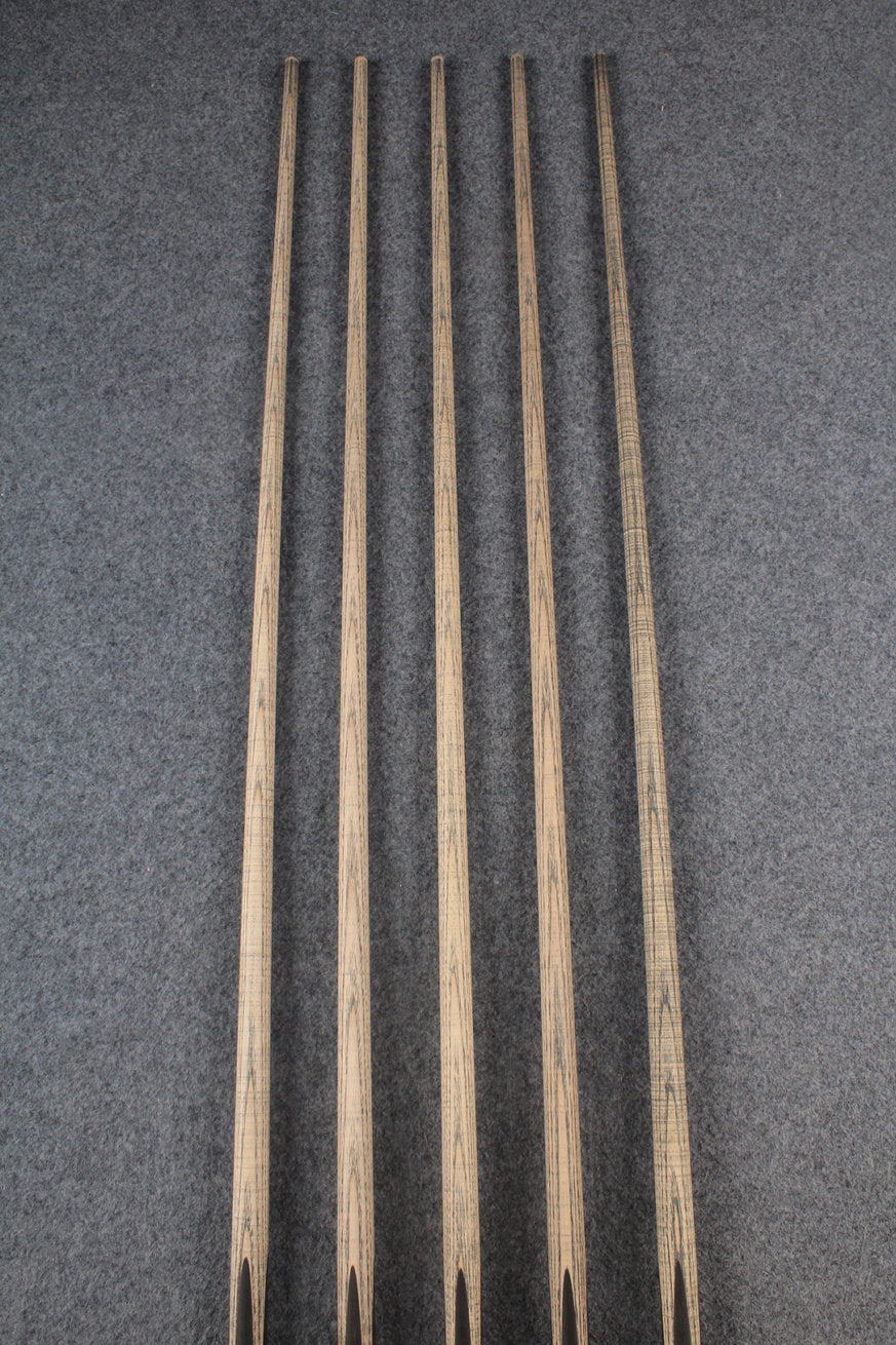 custom-made: ★★★ woods 1 piece handmade ASH snooker / pool cue #43 -#47 - made to order WOODS CUES