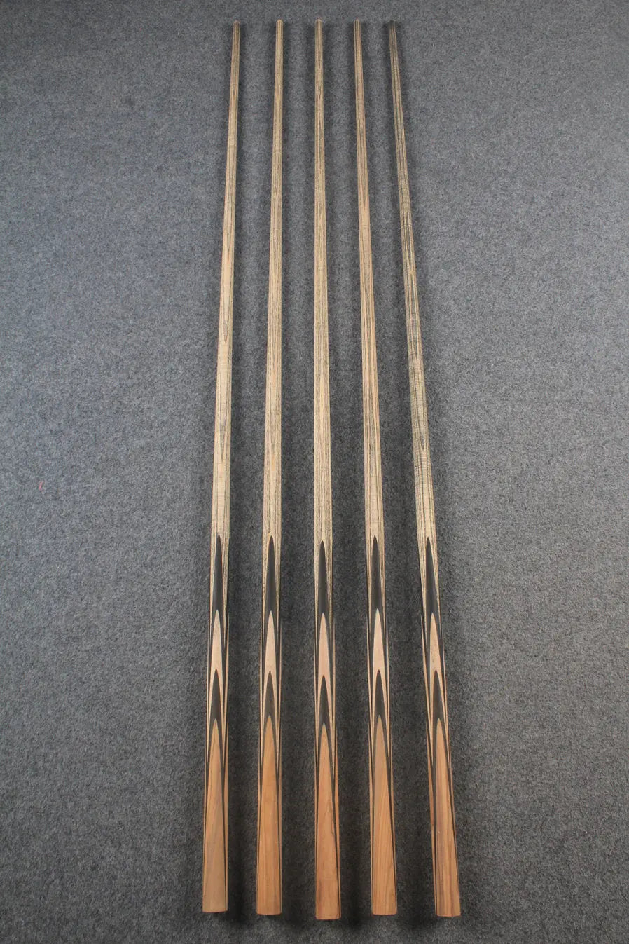 custom-made: ★★★ woods 1 piece handmade ASH snooker / pool cue #43 -#47 - made to order WOODS CUES