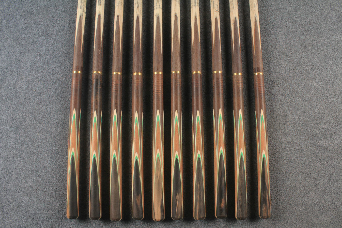 custom-made:  woods 3/4 handmade ASH snooker / pool cue #88-#97 - made to order WOODS CUES
