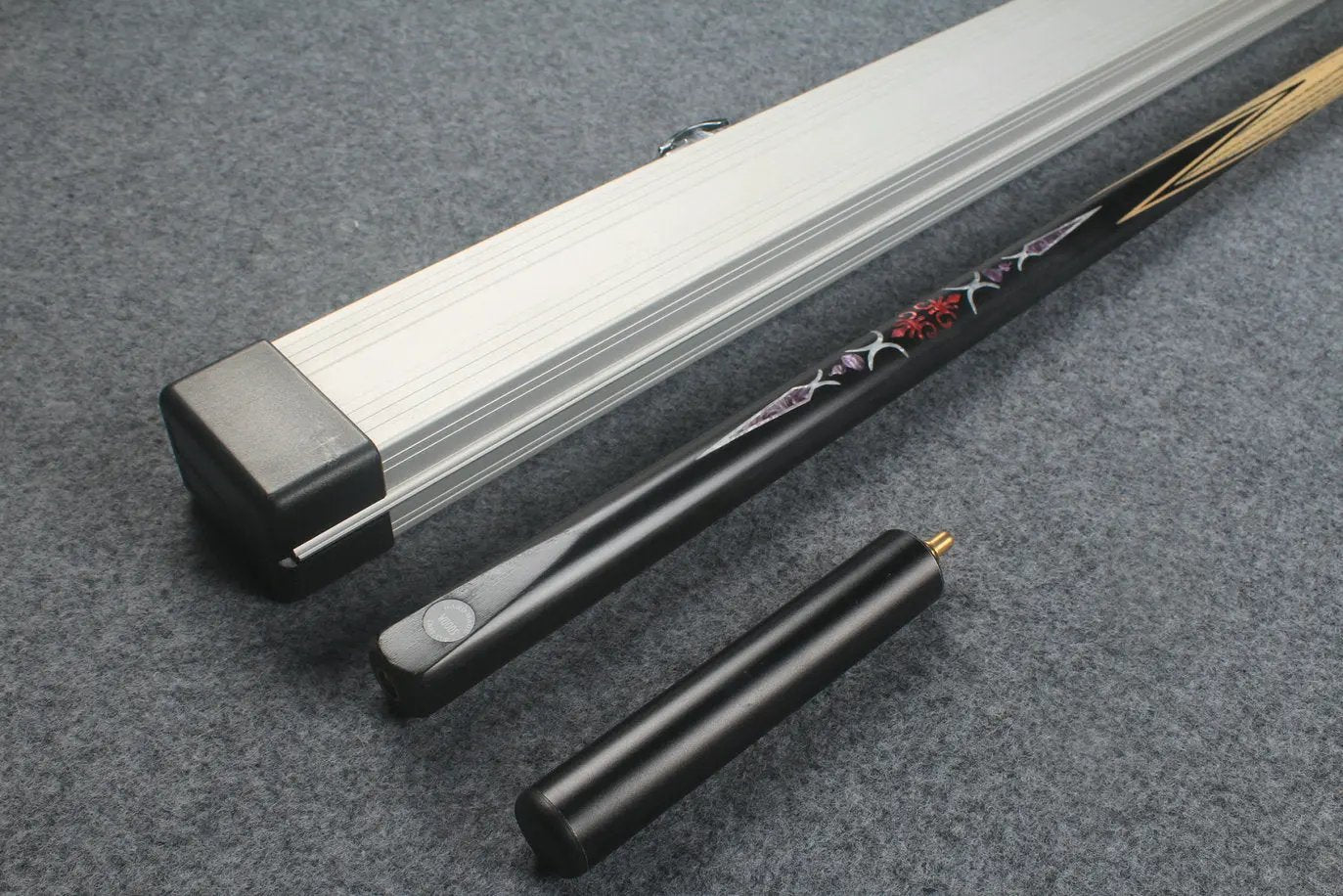 CHEVRONS+1 piece ash inlay english pool cue #3050 - # 3055 WOODS CUES